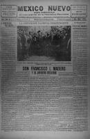 p7. “La Convención Nacional Independiente”. En  México Nuevo Año II. No. 453, México, 2 de mayo, 1910, p. 1.