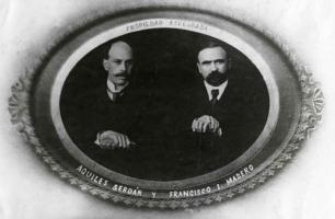 Aquiles. Aquiles Serdán y Francisco I. Madero 
Iconoteca, Nº730
